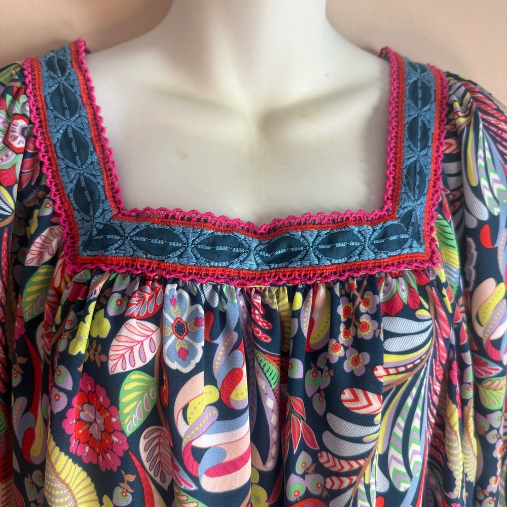 The Pioneer Woman Colorful Floral Blouse - Picture 3 of 10